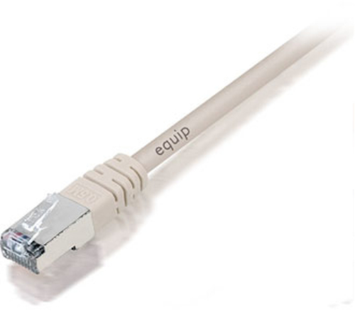 equip 705850 Patchkabel RJ45-Stecker auf RJ45-Stecker SF/UTP Cat.5e 50.00m beige 