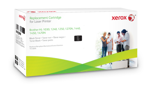 Xerox Brother MFC 8300/MFC 8500 - Schwarz - Tonerpatrone (Alternative zu: Brother TN6600) - fr Brother HL-1030, 1230, 1240, 1250, 1270, 1430, 1440, 1450, 1470, P2500, MFC-8300, 9600 