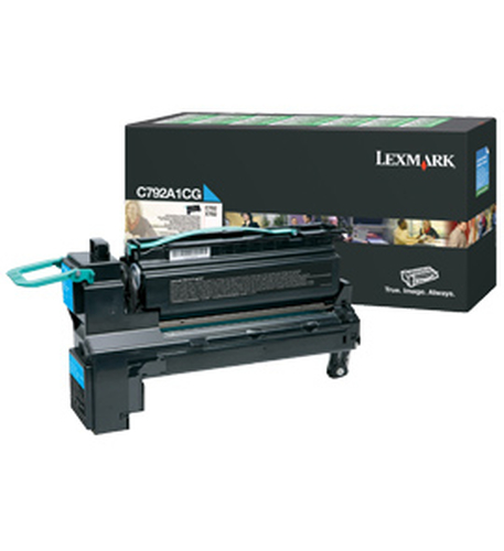 Lexmark Toner C792A1CG - Cyan - Kapazitt: 6.000 Seiten (C792A1CG) 