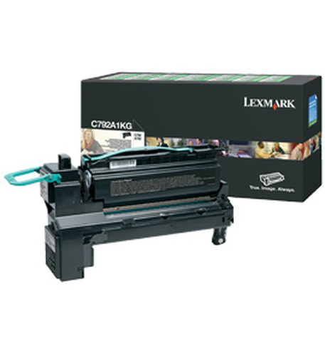 Lexmark Toner C792A1KG - Schwarz - Kapazitt: 6.000 Seiten (C792A1KG) 
