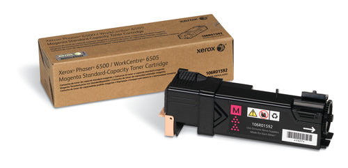 Xerox - Tonerpatrone - 1 x Magenta - 1000 Seiten - fr Phaser 6500DN, 6500N, WorkCentre 6505DN, 6505N (106R01592) 