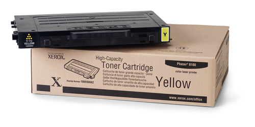 Xerox High-Capacity Phaser 6100 - Mit hoher Kapazitt - Gelb - Original - Tonerpatrone - fr Phaser 6100, 6100BD, 6100DN 